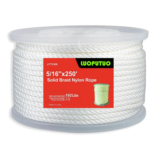 White solid braid - braid, 5/16''